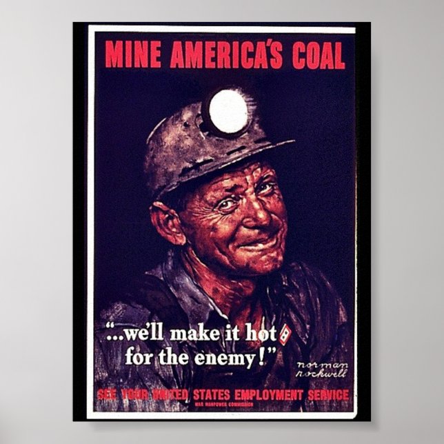 Mine America's Coal Poster (Framsidan)