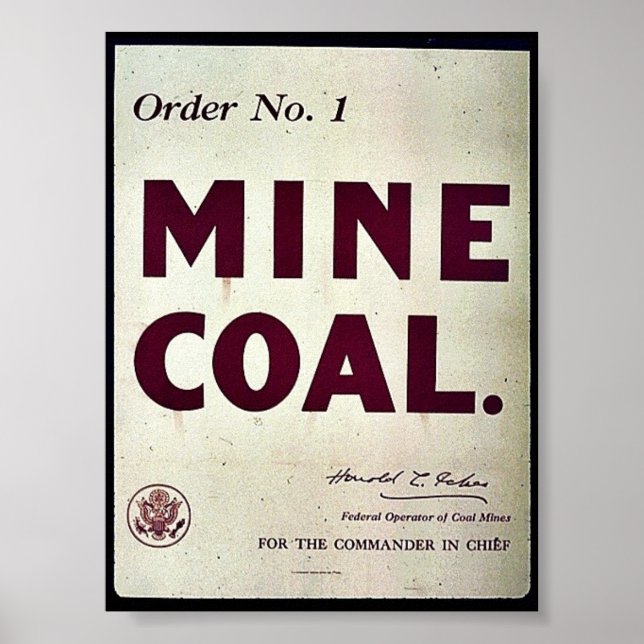 Mine Coal Poster (Framsidan)