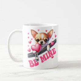Mine Kärlek Hund Chihuahua i zipper Kaffemugg