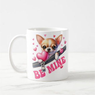 Mine Kärlek Hund Chihuahua i zipper Kaffemugg