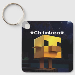 Minecraft Chimken (Personalized) Nyckelring