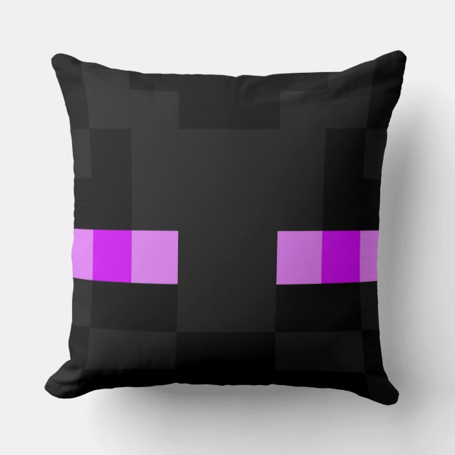 Minecraft enderman dekorativ kudde (Framsida)