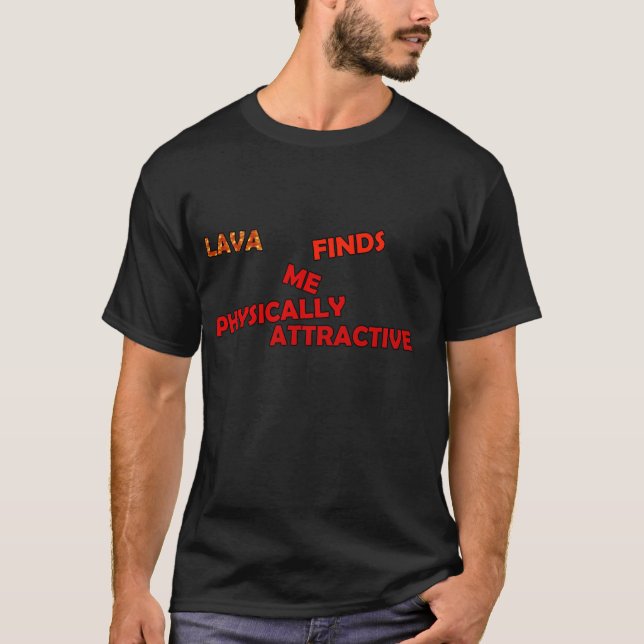 Minecraft - Lava finner mig som fysiskt är T-shirt (Framsida)