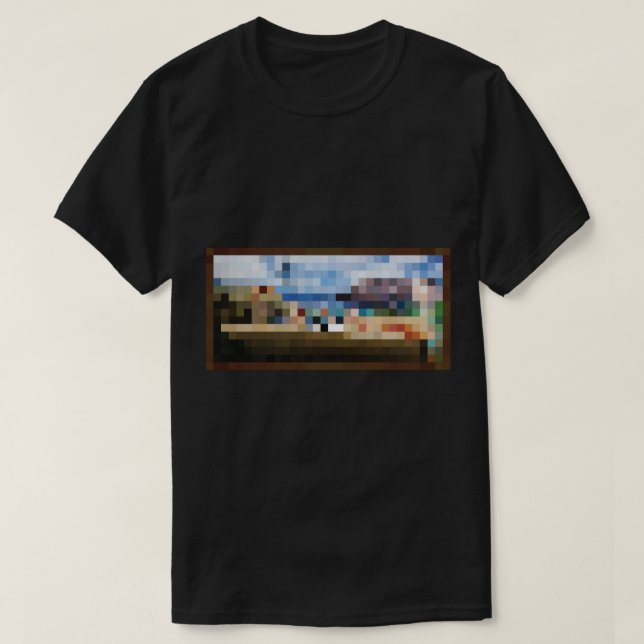 Minecraft som målar Bassäng T Shirt (Design framsida)