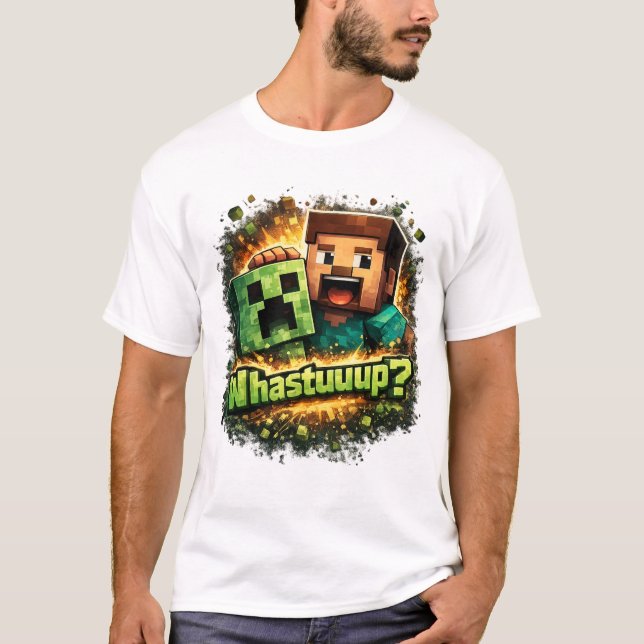 Minecraft T Shirt (Framsida)