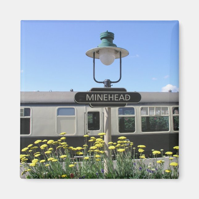 Minehead station, Somerset Magnet (Framsidan)
