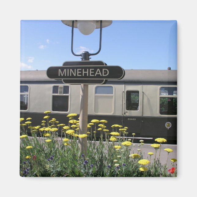 Minehead station, Somerset Magnet (Framsidan)