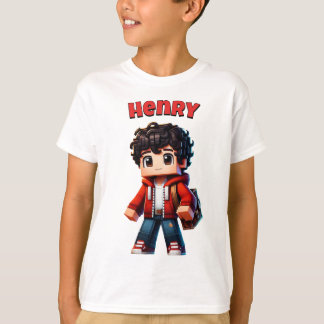 Minekrafter, eget namn, Minecraft Coola T-Shirt