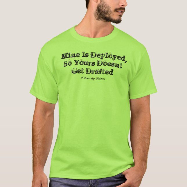 Minen utplaceras…, - Skräddarsy T Shirt (Framsida)