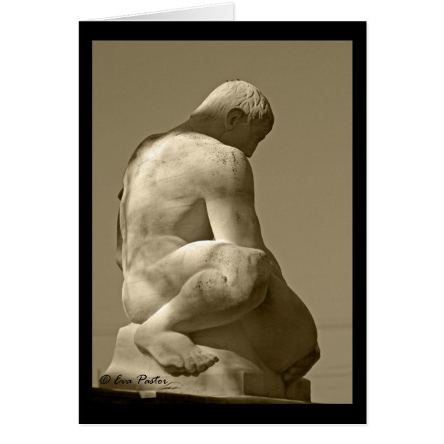 Miner Card Hälsningskort (Framsidan)