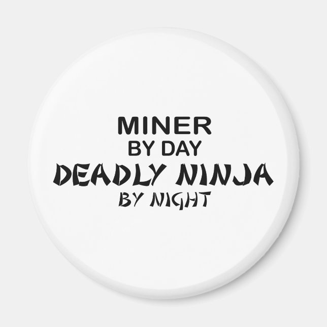 Miner Deadly Ninja by Night Magnet (Framsidan)