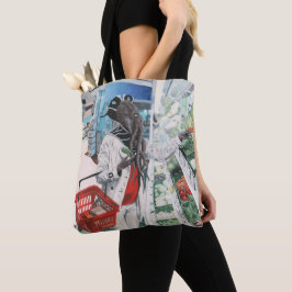 Miner Flayer Livsmedel Store Fantasy Art Tote Bag Tygkasse