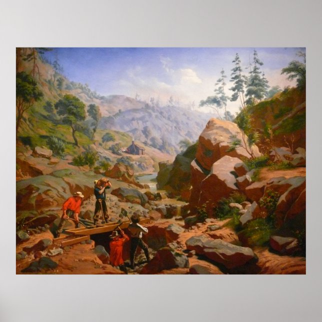 Miner i Sierrorna - 1851/1852 Poster (Framsidan)