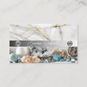 Mineral Amethyst Crystal Quartz Struktur Business  Visitkort