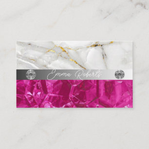 Mineral Amethyst Crystal Quartz Struktur Visitkort