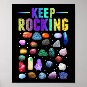 Mineral Sten Collating Geolog Geoology Poster