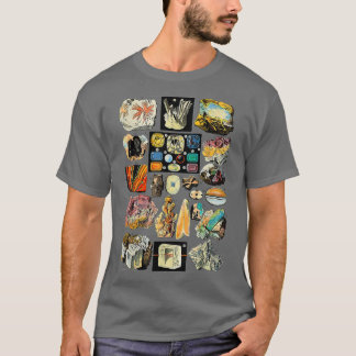Mineralgrammen och kristallerna Sten som samlar in T Shirt