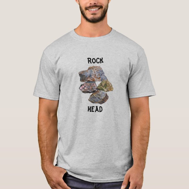 Mineralkollektorer i sten t-shirt (Framsida)