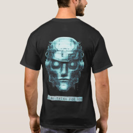 Mineralkontroll Cyberpunk Blue Grunge Front & Back T Shirt
