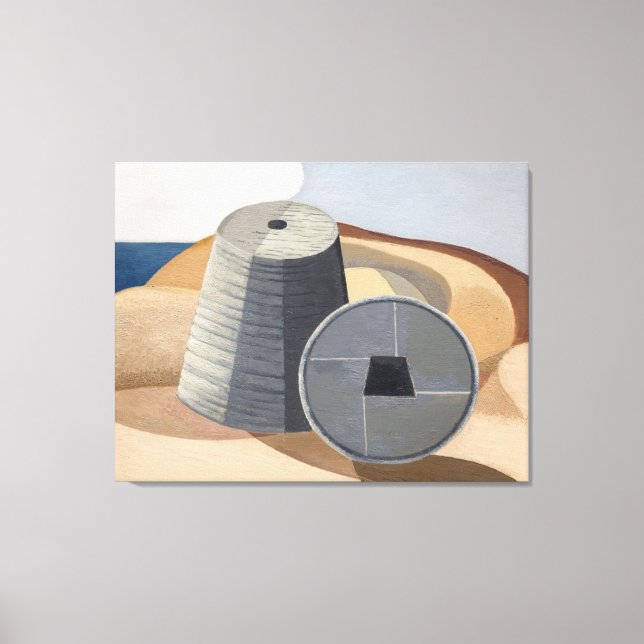 Mineralobjekt (1935) canvastryck (Framsida)