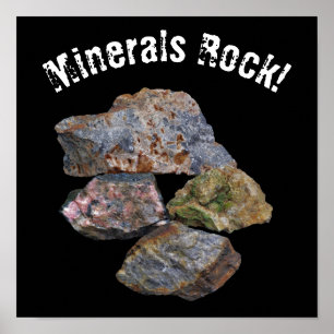 Minerals Sten Collectors Funny Poster