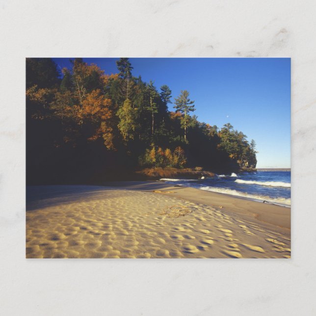 Miners Beach vid Pictured Rocks National Vykort (Framsida)