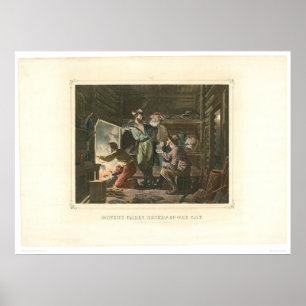 Miner's Cabin, Dagen-resultat (0155A) Poster