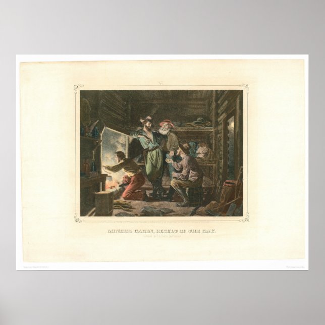 Miner's Cabin, Dagen-resultat (0155A) Poster (Framsidan)