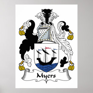 Miners Family Crest Poster
