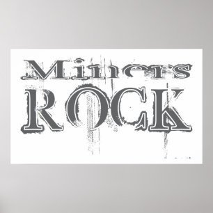 Miners Sten Poster
