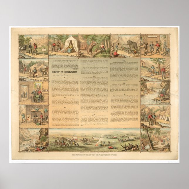 Miner's Ten Commandments (1081A) Poster (Framsidan)