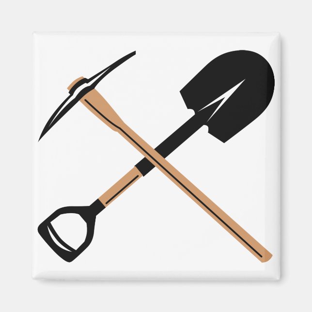 Miners Verktyg Magnet (Framsidan)