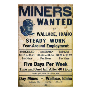 Miners ville ha 1939 fototryck