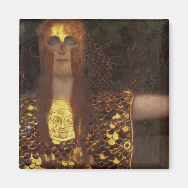 Minerva eller Pallas Athena Magnet (Framsidan)