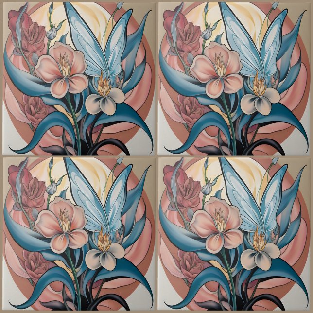 Minerva keramisk platta kakelplatta (Minerva Ceramic Tile (Four by Four)
)