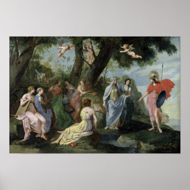 Minerva med Muses Poster (Framsidan)