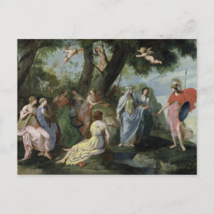 Minerva med Muses Vykort