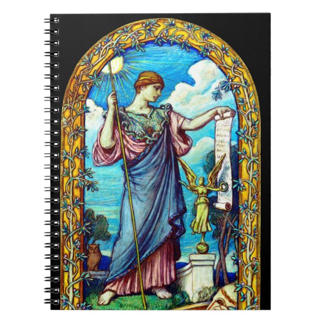 Minerva mosaisk design 1896 anteckningsbok (Framsidan)