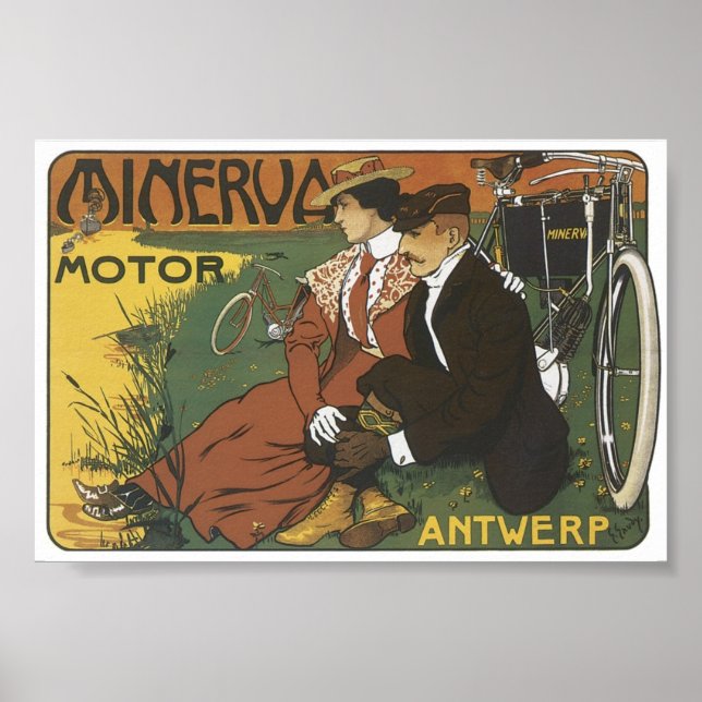 Minerva Motor Antwerp Poster (Framsidan)
