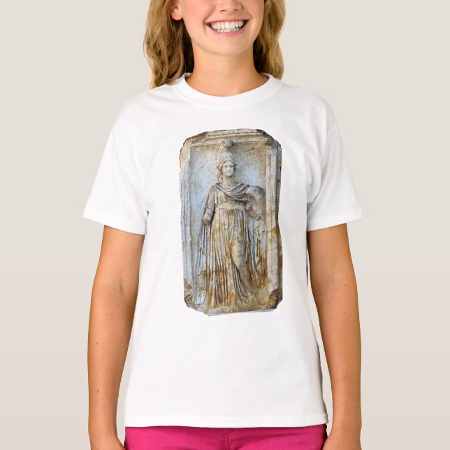 Minerva Roman Goddess Wisdom and Justice T Shirt (Framsida)