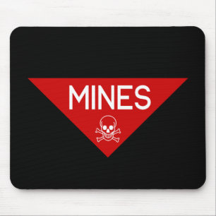 MINES SIGN SIGNAGE SYMBOL MUSMATTA