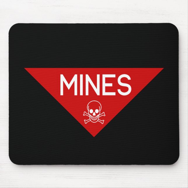 MINES SIGN | SIGNAGE | SYMBOL MUSMATTA (Framsidan)