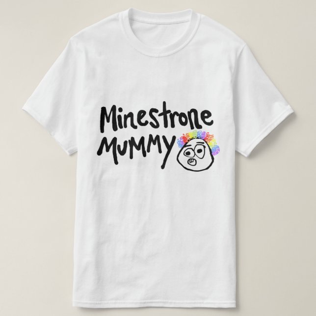 MinestronemammaT-tröja Tee (Design framsida)