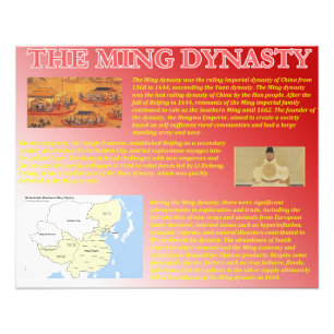 Ming Dynasty Fototryck