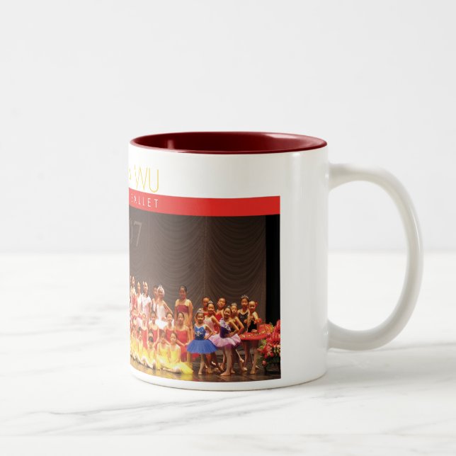 Ming-Hai Wu skolar av balettmuggen Två-Tonad Mugg (Höger)