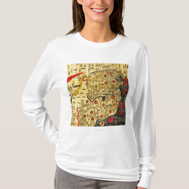 Ming välde, ChinaPanoramic MapChina T-shirt (Framsida)