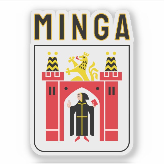 Minga vapen, Bayern Klistermärken (Framsida)