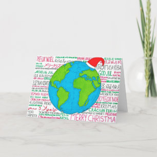 Mingkort för god jul World Language Helgkort