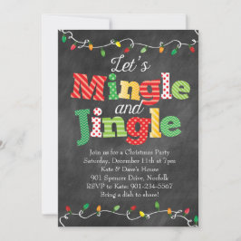 Mingle & Jingle jul Ljus Inbjudningar
