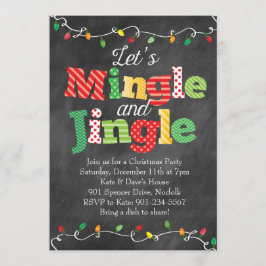 Mingle & Jingle jul Ljus Inbjudningar